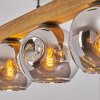 Ripoll lampa wisząca, kula świetlna, lampa wisząca kolory naturalne, czarny, 5-punktowe