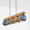 Koyoto lampa wisząca, kula świetlna, lampa wisząca kolory naturalne, czarny, 5-punktowe