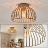 Guayo lampa sufitowa piaskowy, 1-punktowy
