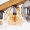 Ripoll lampa wisząca, kula świetlna, lampa wisząca kolory naturalne, czarny, 4-punktowe