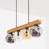 Ripoll lampa wisząca, kula świetlna, lampa wisząca kolory naturalne, czarny, 4-punktowe