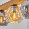 Ripoll lampa wisząca, kula świetlna, lampa wisząca kolory naturalne, czarny, 4-punktowe