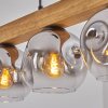 Ripoll lampa wisząca, kula świetlna, lampa wisząca kolory naturalne, czarny, 4-punktowe
