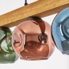 Ripoll lampa wisząca, kula świetlna, lampa wisząca kolory naturalne, czarny, 4-punktowe