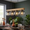 Koyoto lampa wisząca, kula świetlna, lampa wisząca kolory naturalne, czarny, 4-punktowe