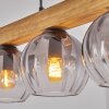 Koyoto lampa wisząca, kula świetlna, lampa wisząca kolory naturalne, czarny, 4-punktowe