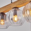 Koyoto lampa wisząca, kula świetlna, lampa wisząca kolory naturalne, czarny, 4-punktowe