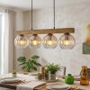 Koyoto lampa wisząca, kula świetlna, lampa wisząca kolory naturalne, czarny, 4-punktowe