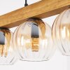 Koyoto lampa wisząca, kula świetlna, lampa wisząca kolory naturalne, czarny, 4-punktowe