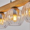 Koyoto lampa wisząca, kula świetlna, lampa wisząca kolory naturalne, czarny, 4-punktowe