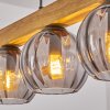Koyoto lampa wisząca, kula świetlna, lampa wisząca kolory naturalne, czarny, 4-punktowe