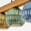 Koyoto lampa wisząca, kula świetlna, lampa wisząca kolory naturalne, czarny, 5-punktowe
