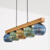 Koyoto lampa wisząca, kula świetlna, lampa wisząca kolory naturalne, czarny, 5-punktowe