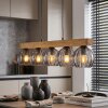 Koyoto lampa wisząca, kula świetlna, lampa wisząca kolory naturalne, czarny, 5-punktowe