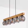 Koyoto lampa wisząca, kula świetlna, lampa wisząca kolory naturalne, czarny, 5-punktowe