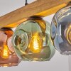 Ripoll lampa wisząca, kula świetlna, lampa wisząca kolory naturalne, czarny, 5-punktowe