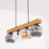 Ripoll lampa wisząca, kula świetlna, lampa wisząca kolory naturalne, czarny, 4-punktowe