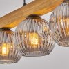 Ripoll lampa wisząca, kula świetlna, lampa wisząca kolory naturalne, czarny, 4-punktowe