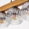 Ripoll lampa wisząca, kula świetlna, lampa wisząca kolory naturalne, czarny, 5-punktowe