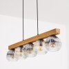 Ripoll lampa wisząca, kula świetlna, lampa wisząca kolory naturalne, czarny, 5-punktowe