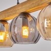 Koyoto lampa wisząca, kula świetlna, lampa wisząca kolory naturalne, czarny, 4-punktowe
