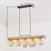 Basto lampa wisząca, kula świetlna, lampa wisząca kolory naturalne, czarny, 5-punktowe