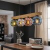 Ripoll lampa wisząca, kula świetlna, lampa wisząca kolory naturalne, czarny, 4-punktowe