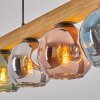 Ripoll lampa wisząca, kula świetlna, lampa wisząca kolory naturalne, czarny, 4-punktowe