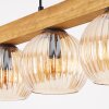 Koyoto lampa wisząca, kula świetlna, lampa wisząca kolory naturalne, czarny, 4-punktowe