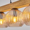 Koyoto lampa wisząca, kula świetlna, lampa wisząca kolory naturalne, czarny, 4-punktowe