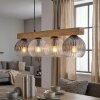 Koyoto lampa wisząca, kula świetlna, lampa wisząca kolory naturalne, czarny, 4-punktowe