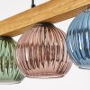 Koyoto lampa wisząca, kula świetlna, lampa wisząca kolory naturalne, czarny, 4-punktowe