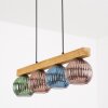 Koyoto lampa wisząca, kula świetlna, lampa wisząca kolory naturalne, czarny, 4-punktowe