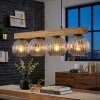 Ripoll lampa wisząca, kula świetlna, lampa wisząca kolory naturalne, czarny, 4-punktowe