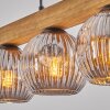 Ripoll lampa wisząca, kula świetlna, lampa wisząca kolory naturalne, czarny, 4-punktowe