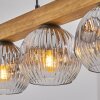 Ripoll lampa wisząca, kula świetlna, lampa wisząca kolory naturalne, czarny, 4-punktowe