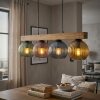 Koyoto lampa wisząca, kula świetlna, lampa wisząca kolory naturalne, czarny, 4-punktowe