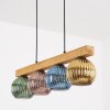 Koyoto lampa wisząca, kula świetlna, lampa wisząca kolory naturalne, czarny, 4-punktowe