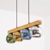 Koyoto lampa wisząca, kula świetlna, lampa wisząca kolory naturalne, czarny, 4-punktowe