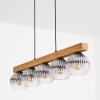 Ripoll lampa wisząca, kula świetlna, lampa wisząca kolory naturalne, czarny, 5-punktowe