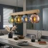 Koyoto lampa wisząca, kula świetlna, lampa wisząca kolory naturalne, czarny, 4-punktowe