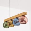 Koyoto lampa wisząca, kula świetlna, lampa wisząca kolory naturalne, czarny, 4-punktowe