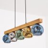 Ripoll lampa wisząca, kula świetlna, lampa wisząca kolory naturalne, czarny, 5-punktowe