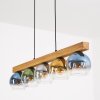 Koyoto lampa wisząca, kula świetlna, lampa wisząca kolory naturalne, czarny, 5-punktowe