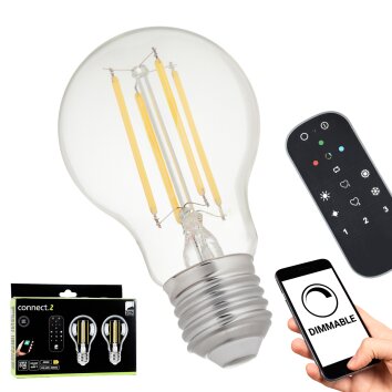 Oświetlenie Eglo E27 LED 6 Watt neutralny biały przyciemnione 806 Lumen