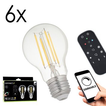 Oświetlenie Eglo E27 LED 6 Watt neutralny biały przyciemnione 806 Lumen