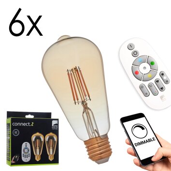 Oświetlenie Eglo E27 LED 5.5 Watt ciepły biały przyciemnione 500 Lumen