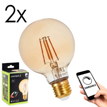 E27 LED 5.5 Watt ciepły biały przyciemnione 500 Lumen