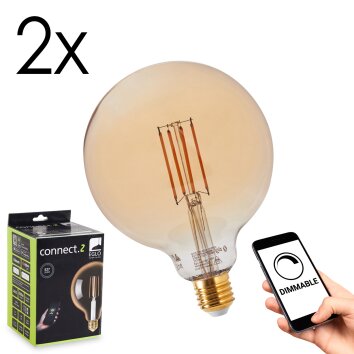 E27 LED 6 Watt ciepły biały przyciemnione 650 Lumen