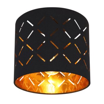Globo CLARKE Lampa Sufitowa czarny, 1-punktowy